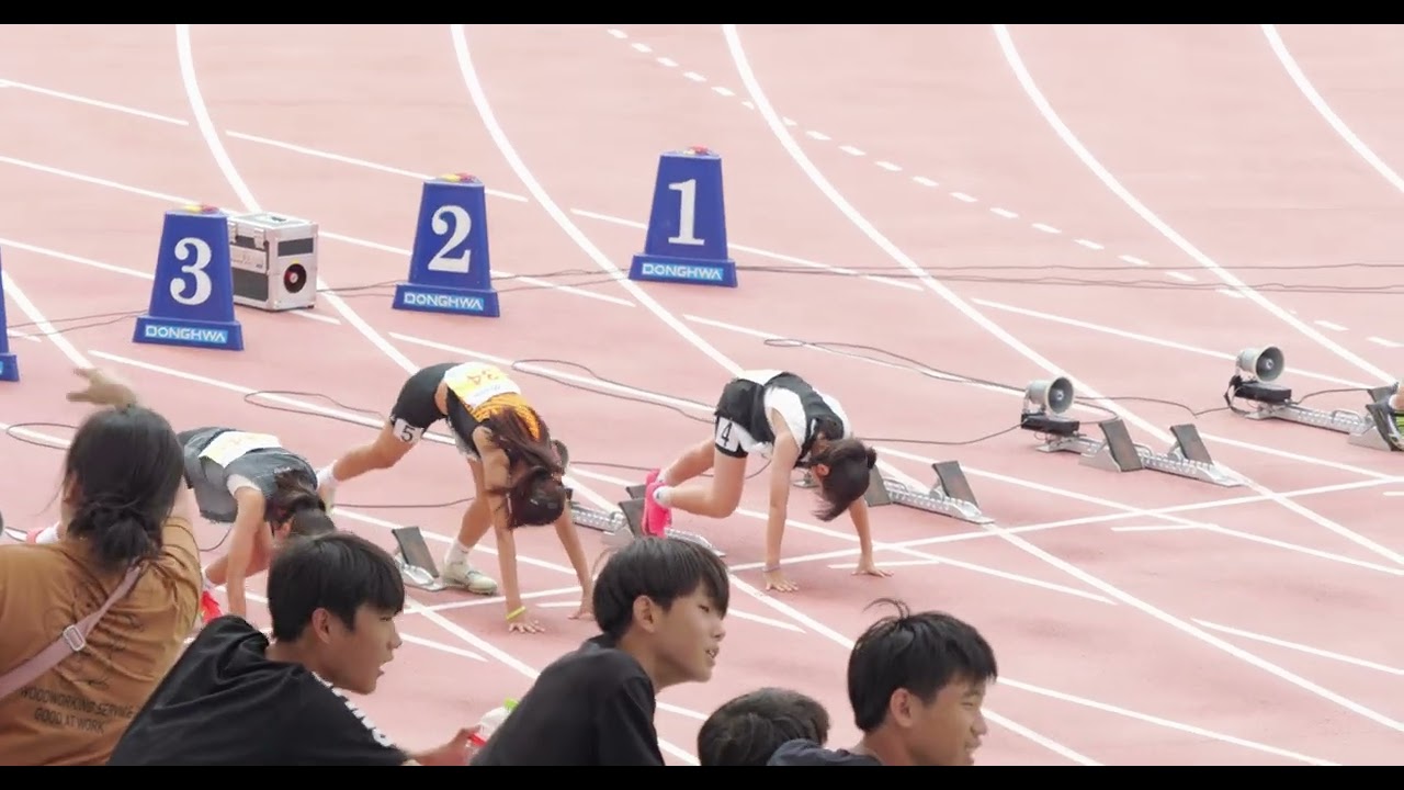 250807 100m 女小 ｜第54回秋季全国中・高等学校陸上競技大会兼第13回秋季全国小学校陸上競技大会
