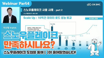 스노우플레이크 만족하시나요? #스노우플레이크 #dkbmc #디케이비엠시 #웨비나