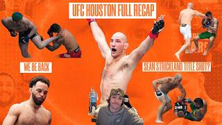 UFC HOUSTON FULL CARD RECAP! SEAN STRICKLAND TITLE SHOT? JAMESKELLERMMA FULL BREAKDOWN!