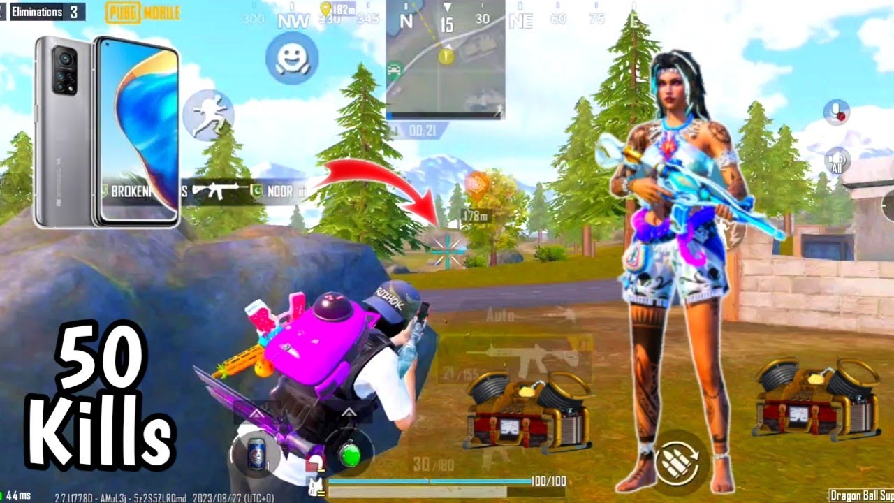 Mi10T Pubg Test| Mi10T Graphics Test 2023 90Fps is Better Then Iphone 60Fps best 3x Sprays🔥