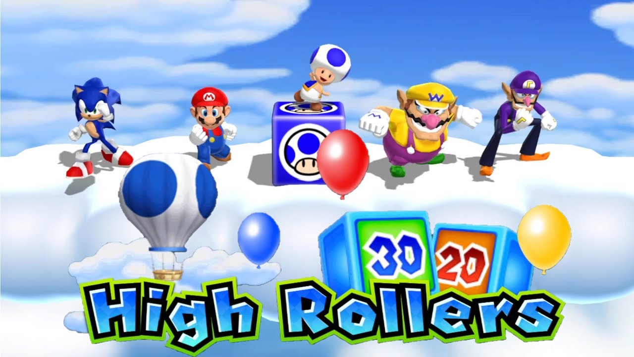 Mario Party 9 High Rollers - Sonic Mario Wario Waluigi #17