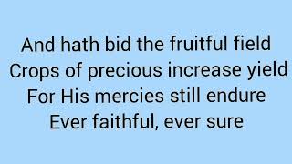 Praise, O praise our God and King   english christian hymn with lyrics 