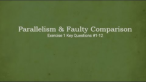 Parallelism and Comparison Key