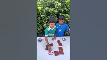 Two friend playing amazing memory matching game. #funnyvideos #memorygame