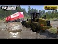 Spintires: MudRunner - NEW HOLLAND W170C Pulls the Semi Truck out of the Flooded Ditch