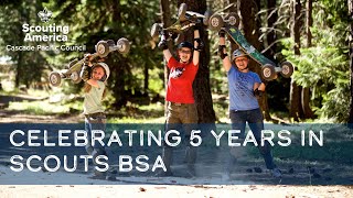Celebrating 5 Years of Girls in Scouts BSA
