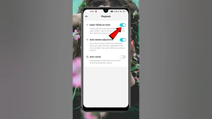 How to mute TikTok when you open | Open TikTok on mute #shorts