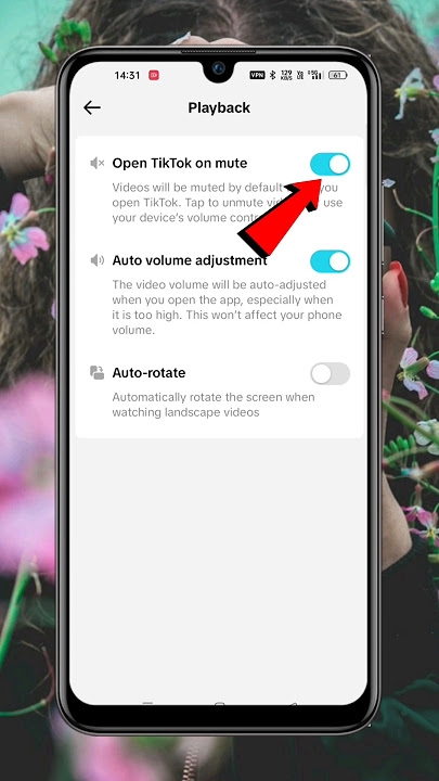 How to mute TikTok when you open | Open TikTok on mute #shorts