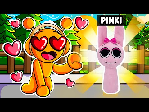 PLAYING as a SPRUNKI PINKY PLUSH in ROBLOX SNAPCHAT