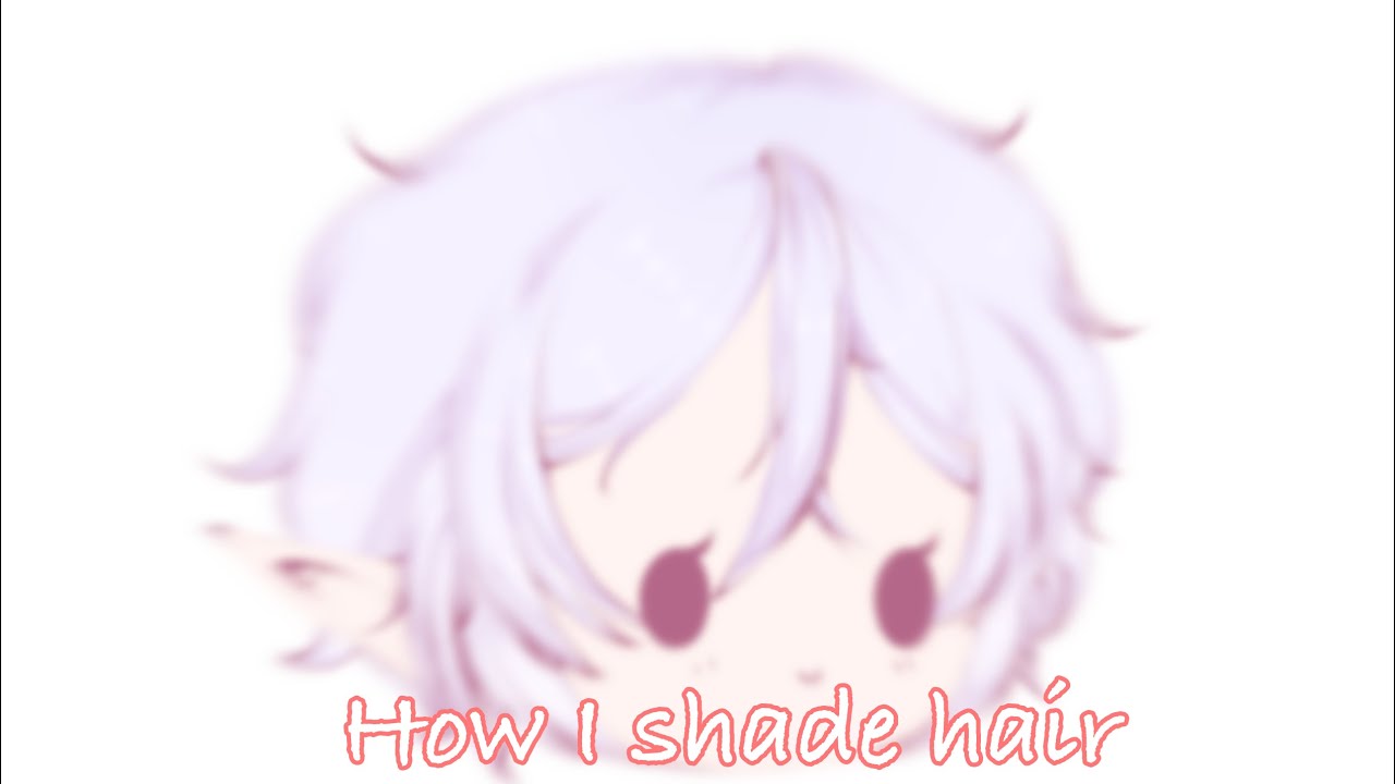 How to shade hair | gacha club tutorial | - YouTube