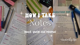 How i take Neat and pretty notes quickly| brief notes flipthrough + tips to better handwriting📓2023 screenshot 3