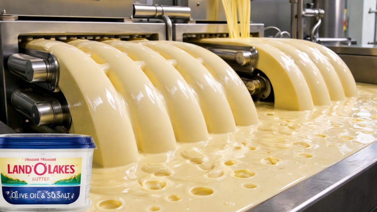 How Billion Tons of Butter Are Made - Massive Production Butter In Biggest Factory