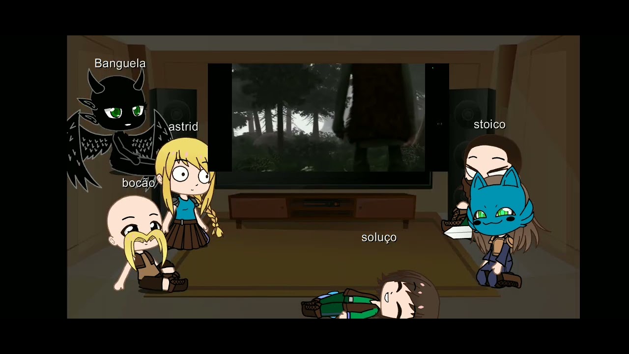 Como treinar seu dragão (passado)react ao rap do soluço 