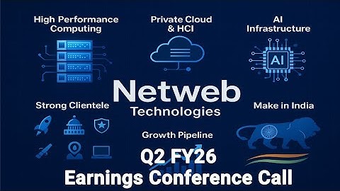 Netweb Technologies Q2 FY26 Earnings Call | Strong Growth, AI Expansion & Strategic Orders