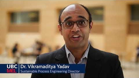 UBC MEL SPE Director Spotlight: Vikram Yadav on Sustainable Process Engineering