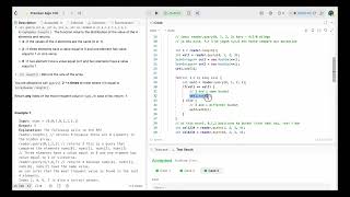 Leetcode 1538. Guess the Majority in a Hidden Array