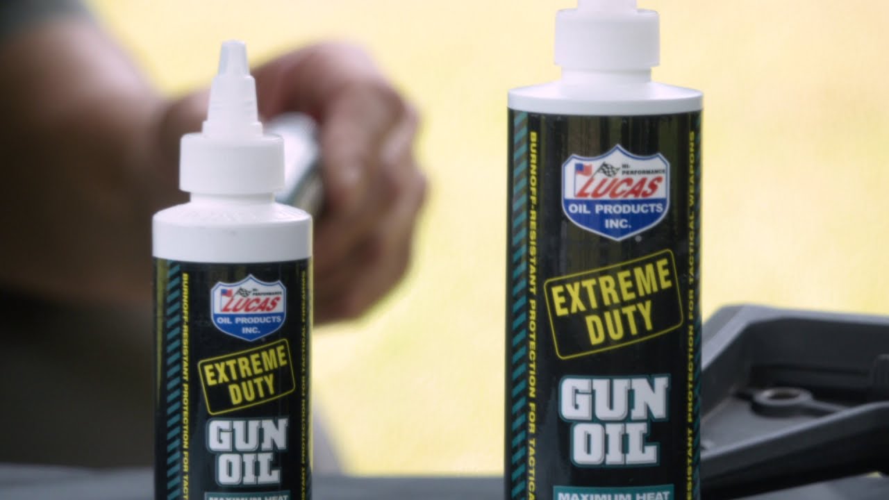 One 4 oz. Bottle of Lucas Extreme Duty Gun Oil