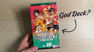 Opening the NEW One Piece Starter Deck - ST30 Ace & Luffy