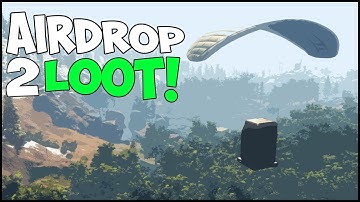 Getting The FIRST Airdrop After Wipe!!! (Rust Survival)