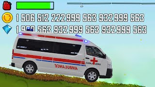 Toyota Hiace - Ambulance? Hill Climb Racing! Unlimited Coins and Unlimited Gems screenshot 3