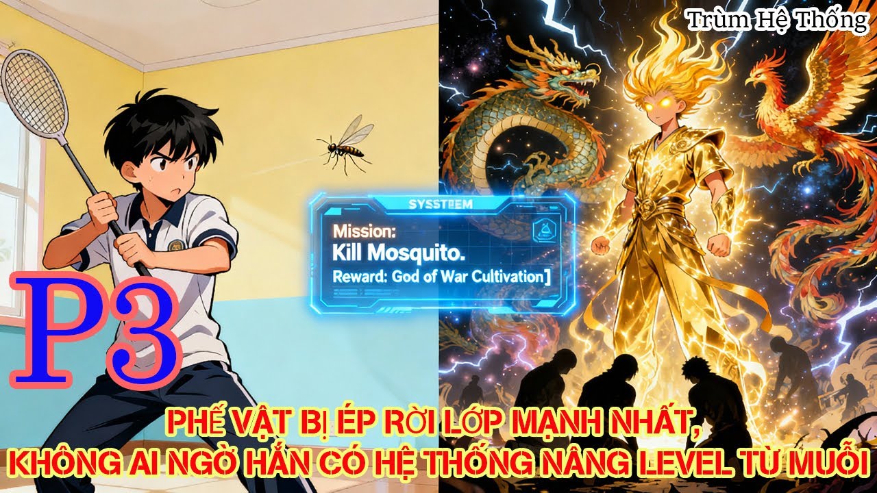 PHẾ VẬT BỊ ÉP RỜI LỚP MẠNH NHẤT KHÔNG AI NGỜ HẮN CÓ HỆ THỐNG NÂNG LEVEL TỪ MUỖI |P3