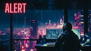 📓 Neural Log #01 – Intrusion Detected | Cyberpunk Focus Music for Coding & Deep Work [1 Hour Loop]