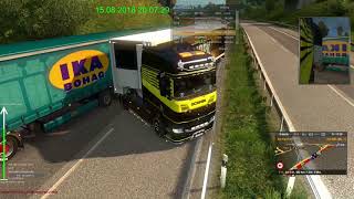 ETS2 MP Report 15.8.18  Wrong way + Ramming + Reckless Driving + Blocking