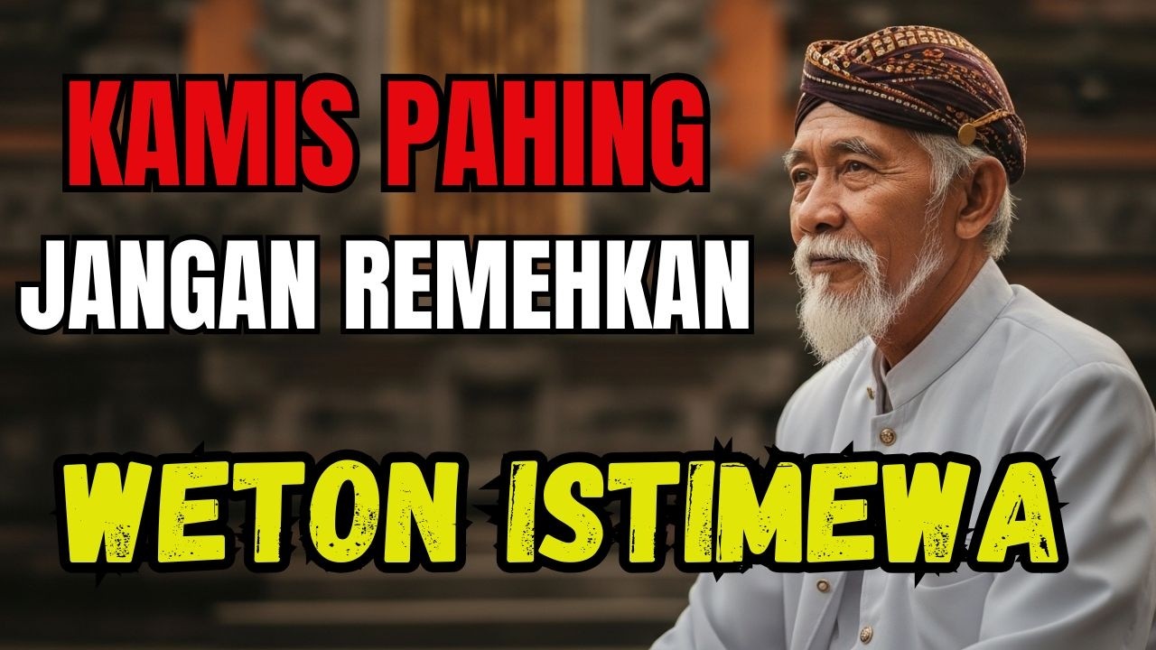 JANGAN REMEHKAN KAMIS PAHING ❗ Inilah Weton Istimewa Pembuka Pintu Rezeki Besar