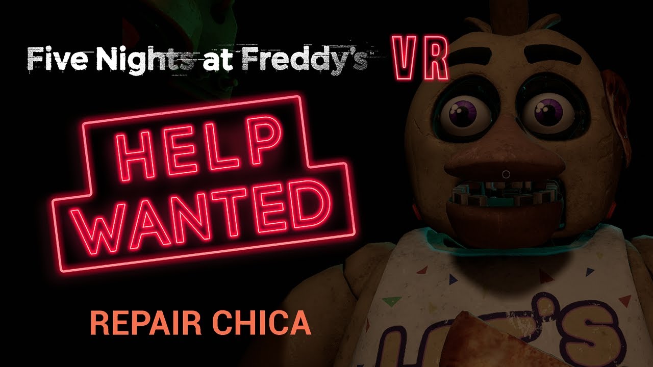 Chica Repair Level - Gameplay and Jumpscares | FNAF: Help Wanted 13+