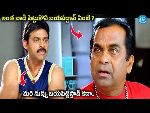ఇంత బాడీ పెట్టుకొని బయపడ్డావ్ ఏంటి ? | Venkatesh , Bramhnandham| @iDreamSouthMovies ​