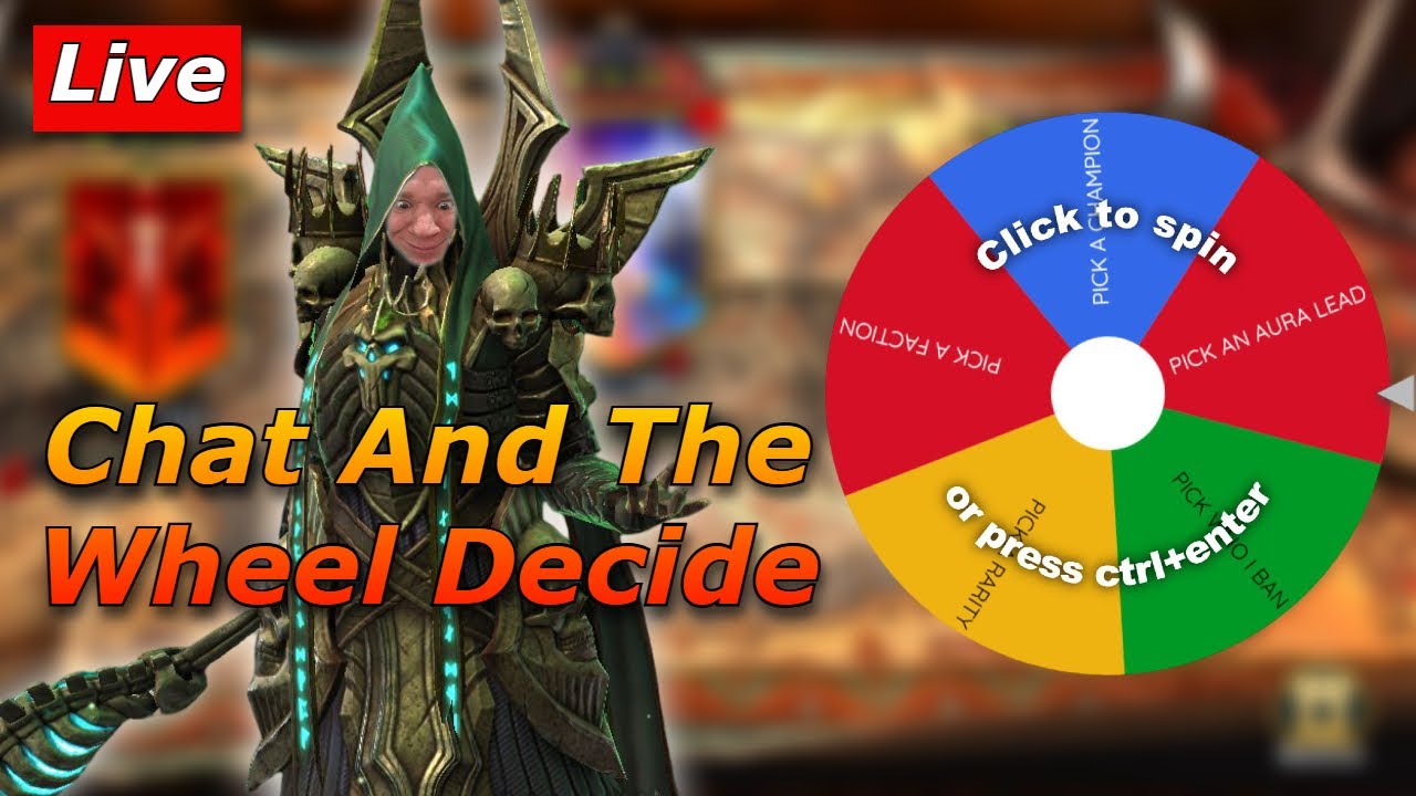 Live Arena You Decide My Fate Based On The Wheel Can We Even Win? Raid Shadow Legends