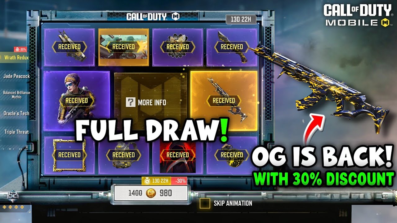 Buying OG Legendary AK47 Black and Gold in Codm | Wrath Redux Draw Cod Mobile