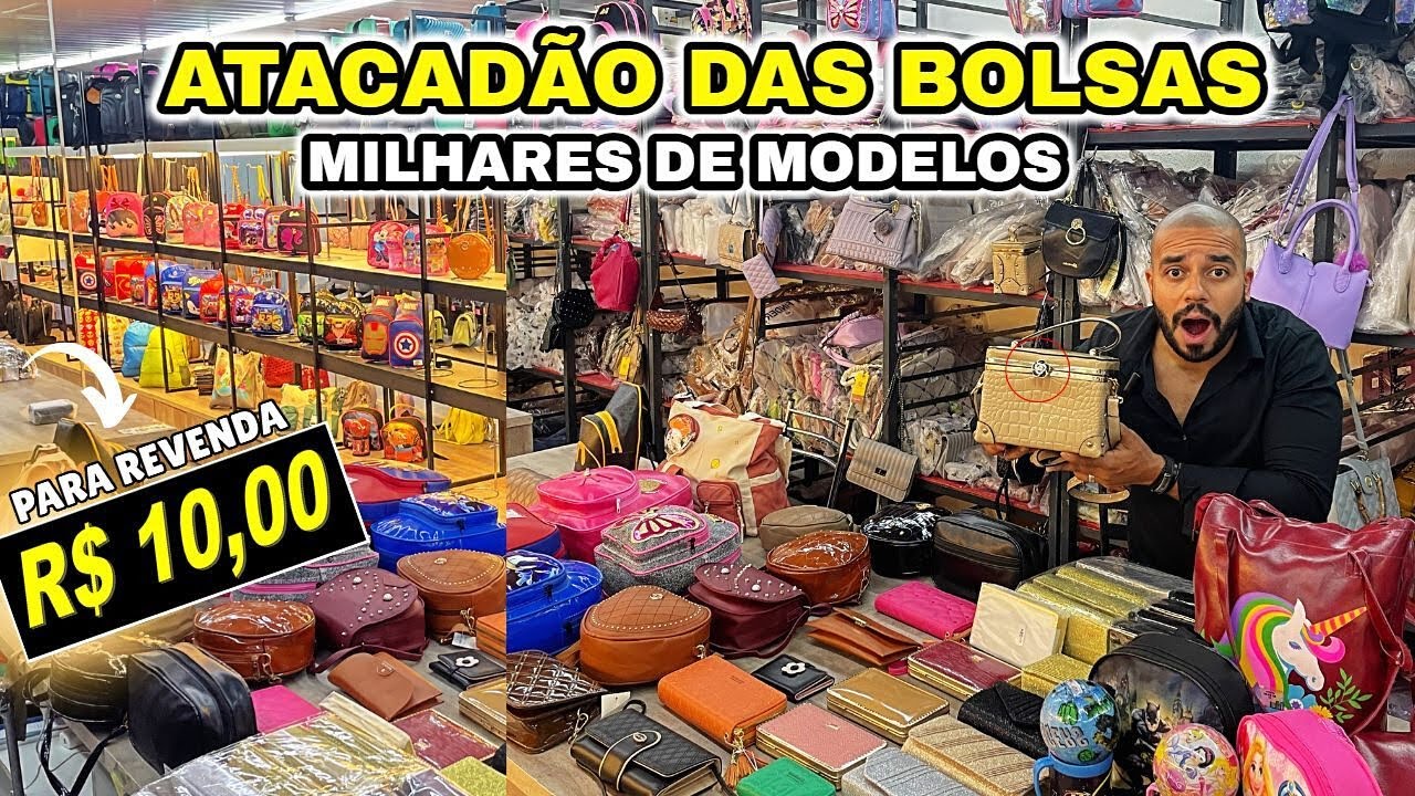 GOIÂNIA 44 - A MAIOR LOJA DE BOLSAS e MOCHILAS + BARATO QUE Bolsas no Brás ATACADO BOLSAS GOIÂNIA 44