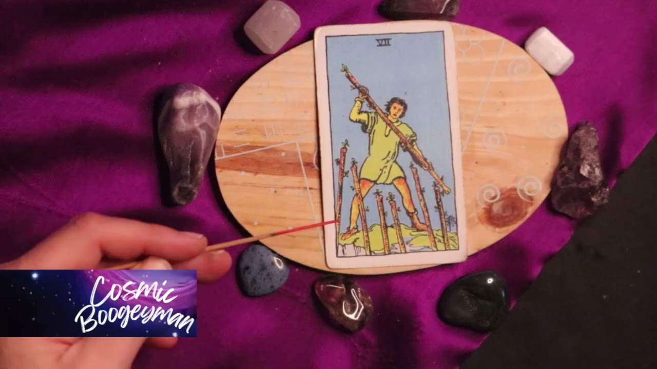 🔥 Seven of Wands: Stand Your Ground & Defend Success 💪✨ #sevenofwands #mrcosmic #learntarotonline thumbnail