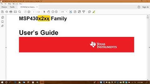 MSP430 TW Training Labs - Architecture