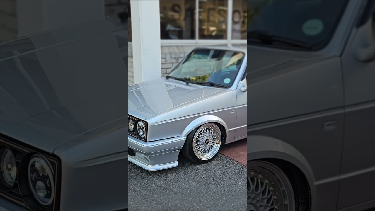 Slammed VW Citi Golf 🔥 