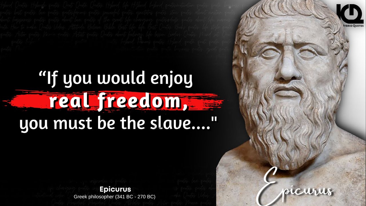 Epicurus Quotes You Should Know Before Your Death YouTube Epicurus Quotes You Should Know Before Your Death YouTube