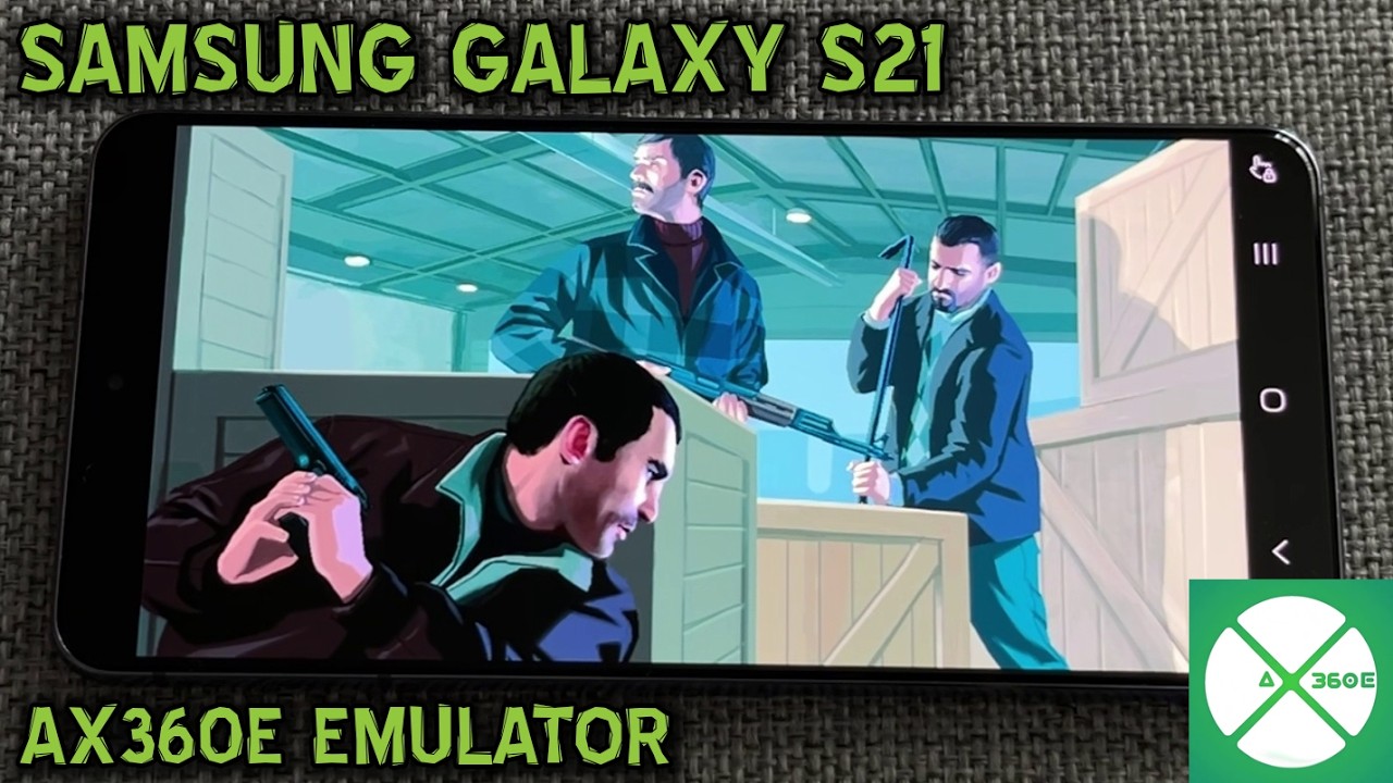 Galaxy S21 / Exynos 2100 - GTA IV / NBA 2K9 / PES / COD3 / Tony Hawk AW - aX360e emulator - Test