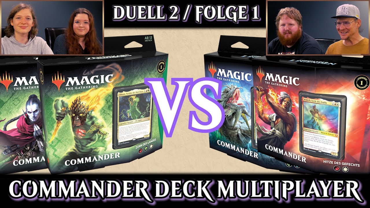 MTG Commander Decks Multiplayer Duell 21 Magic the Gathering deutsch