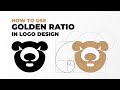 How To Use Golden Ratio In Logo Design - Bear Logo Design in Illustrator