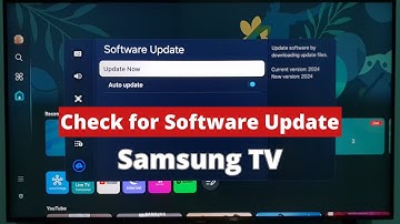 How to Check for Software Update on Samsung Smart TV