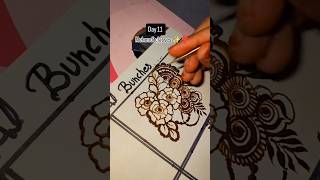 day 11/30 challenge mehendi classes ✨ basic to advanced mehendi 🫶