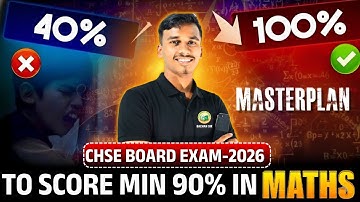 CHSE BOARD 2026 || HOW TO SCORE 90% MARK ON 12TH BOARD || #class12 #bidyasagarclasses_chse