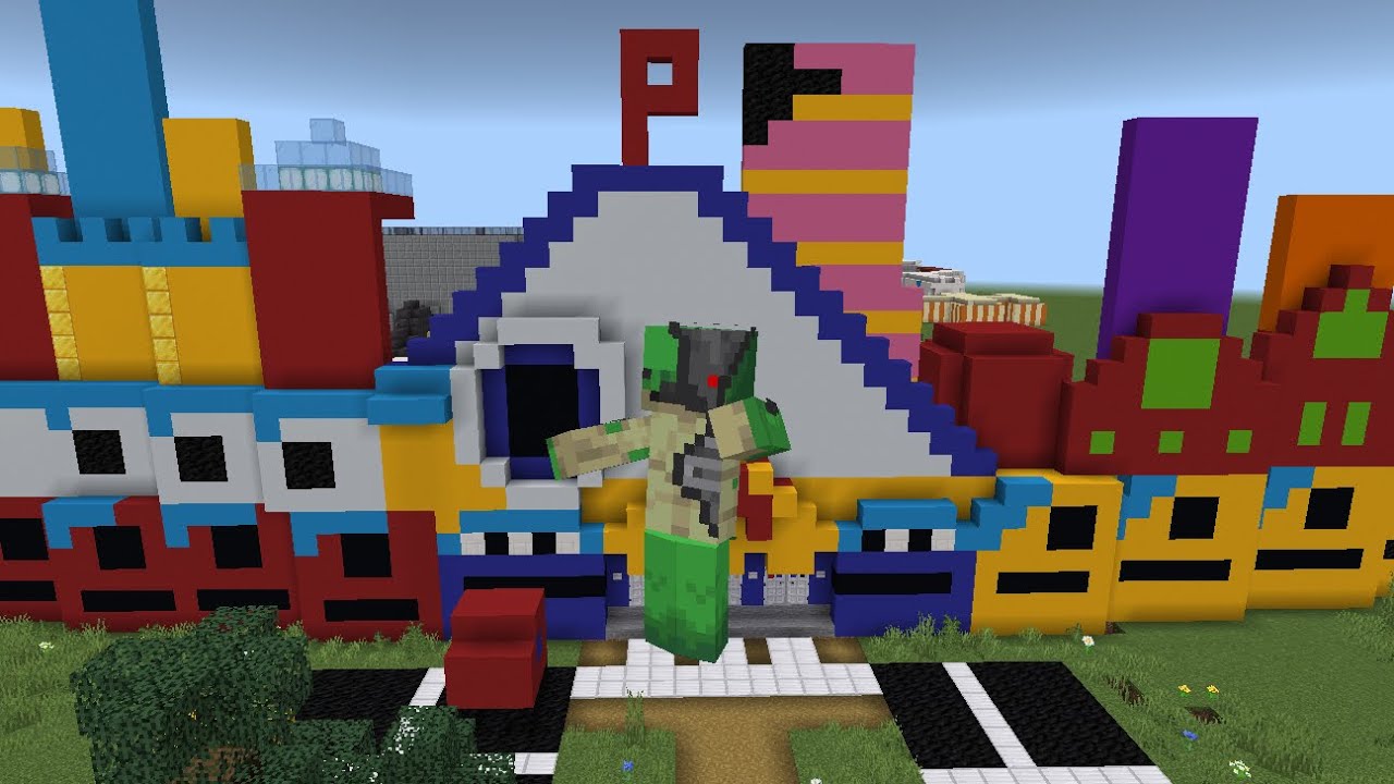Showing my Poppy playtime chapter 1and2 map Minecraft - YouTube