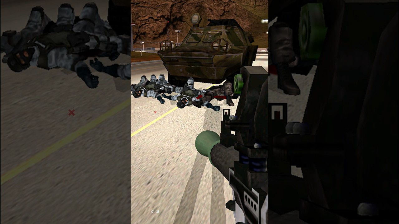 Have you ever seen this bug in the last mission(IGI 2)!?👀🙄😂