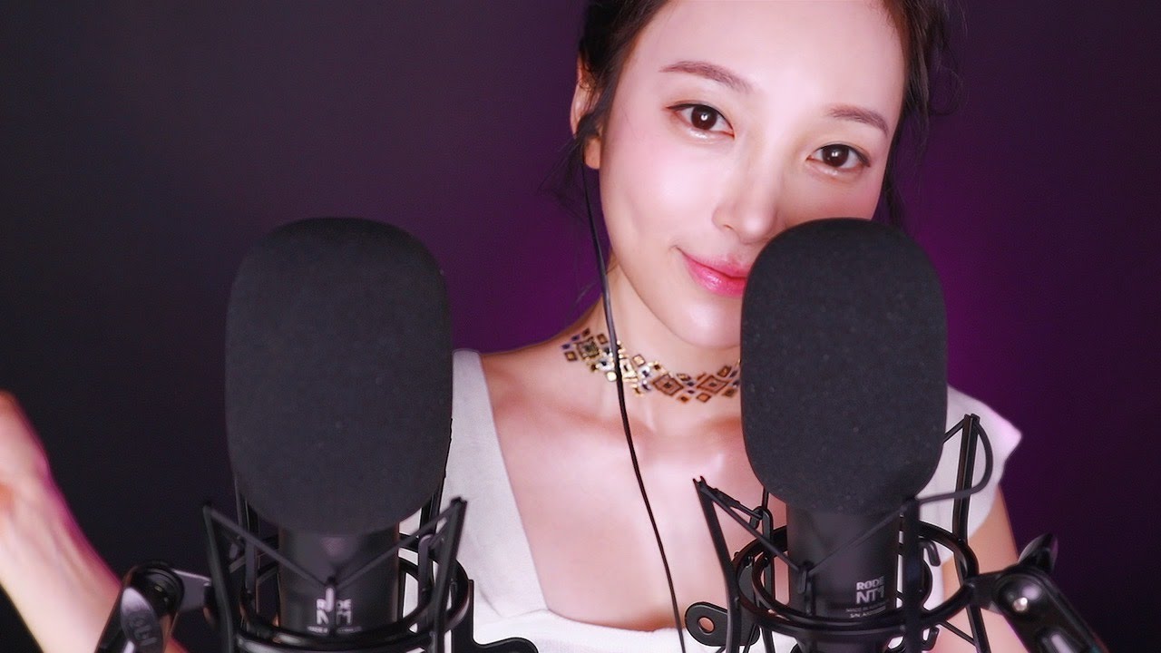 ASMR 1시간동안 초근접 잠오는💓단어 반복💓