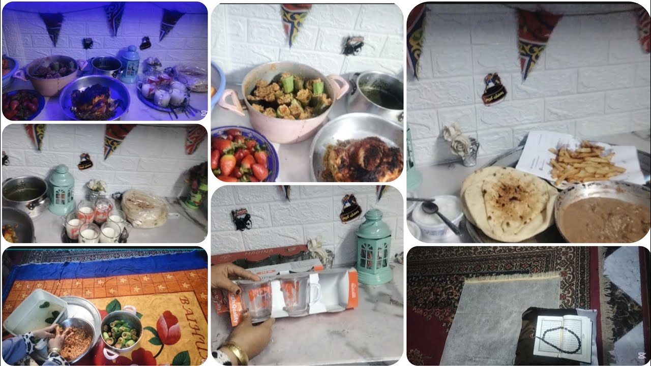 أول يوم في رمضان مع العيلة 💛 فطار ملوكي وفراخ محشية تحفة