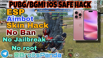 PUBG MOBILE GL 4.1 IOS/IPAD HACK || BGMI NO JAILBREAK ESP + AIMBOT SAFE IPHONE HACK || PUBG IOS HACK