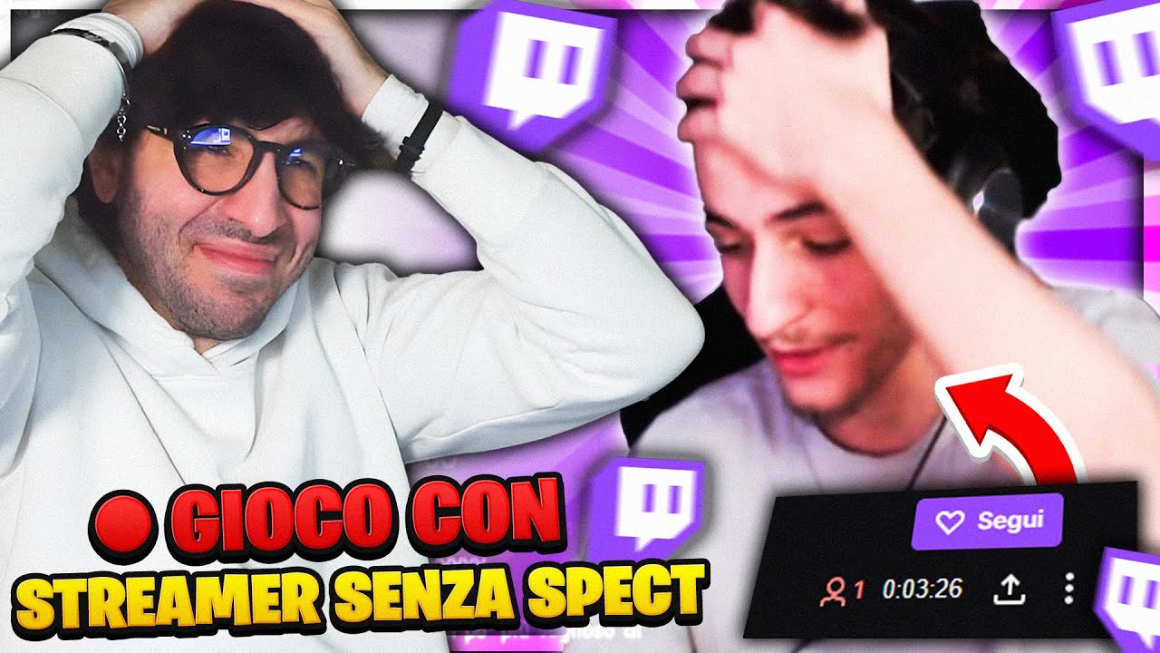 Entro nella live di questo ragazzo e succede il panico..