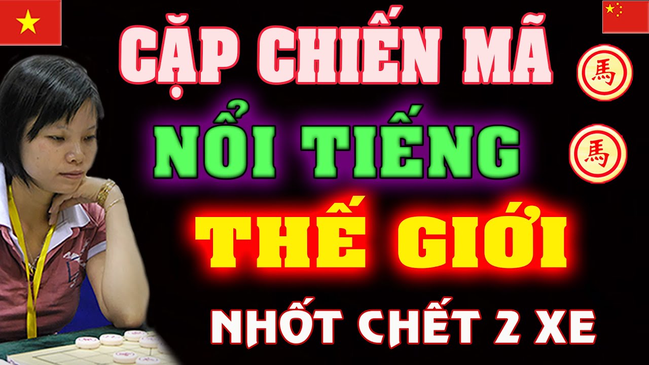 Độc Dị trận cờ 2 Con MÃ nhốt chết 2 XE của Ngô Lan Hương | Cờ tướng Việt